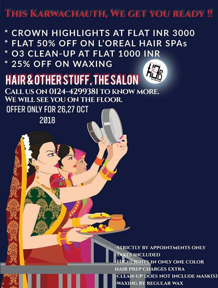 All Set For Karwa Chauth Grab These Fabulous Salon Deals In Gurgaon
