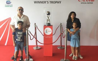 A Soccer Mom Gets Clicked with the U-17 FIFA Cup Trophy