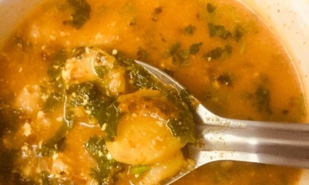 Arbi Ki  Dahi Wali Rasey ki Sabzi (Colocasia Roots Curry in Yogurt )