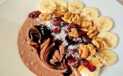 Peanut Butter-Banana Smoothie Bow