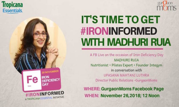 FB Live with Madhuri Ruia on Iron Deficiency Day