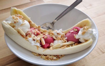 Healthy Banana Split Recipe