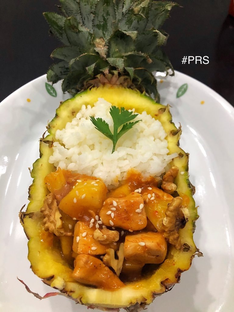 Pineapple Chicken With Veeba Sriracha Chilli Sauce Gurgaonmoms