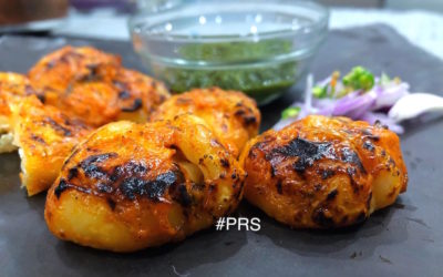 Tandoori Paneer Momos with Veeba Tandoori Mayonnaise