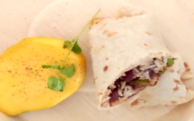 Kidney Bean & Rice Burritos