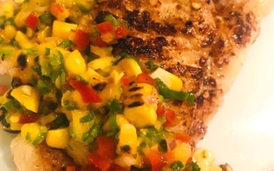 Grilled Fish with Corn Salsa